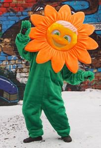 sunflower mascot talismani